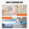 VEVOR Towel Rack, 8 Bars Outdoor PVC Towel Holder, Freestanding Pool Towel Hanger Stand Next to Hot Tub, Outdoor Indoor Quilt Drying Rack Organizer, Ideal for Poolside, Bathroom, Spa, White
