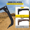 VEVOR Hitch Mounted Ripper, 18\" Shank Length Box Scraper Shank, 4 Hole Site Box Blade for Tractor, 2 Locating Pins Ripper Shank, 2 Plough Tips Box Blade Shank Teeth