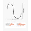 VEVOR S Hooks 40 Pack, 3.4 Inch Metal S Shaped Hangers of 22.05 LBS Load Capacity, Heavy Duty Stainless Steel Hanging Hooks for Hanging Plants, Jeans, Clothes in Garden, Closet, Kitchen, Bathroom