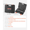 VEVOR Hex Bit Socket Set 84-Piece 1/4" 3/8" 1/2" Drive Hex Torx E-Torx, for Auto Repair Mechanical Maintenance, SAE and Metric, S2 Alloy & CR-V Steel with Portable Storage Case, Clear Markings