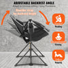 VEVOR Reclining Camping Chair, 300 lbs Load Camping Hammock Chair, Rocking Lounge Folding Chair with Cup Holder Storage Bag Headrest & Adjustable Backrest, for Camping and Other Outdoor Activities