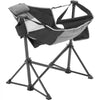 VEVOR Reclining Camping Chair, 300 lbs Load Camping Hammock Chair, Rocking Lounge Folding Chair with Cup Holder Storage Bag Headrest & Adjustable Backrest, for Camping and Other Outdoor Activities