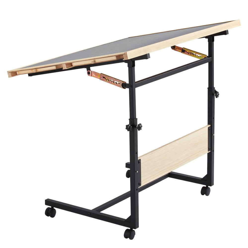 VEVOR 1500 Piece Puzzle Table with Legs, 4 Drawers and Cover, 34x25 in Portable Wooden Board with Wheels, Jigsaw Puzzle Accessories for Adults, Adjustable Height & 5-Tilting-Angle, Gift for Mom