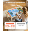 VEVOR 1500 Piece Puzzle Table with Folding Legs, 4 Drawers and Cover, 34x25 in Portable Wooden Board, Jigsaw Puzzle Accessories for Adults, Puzzle Organizer & Storage System, Birthday Gift for Mom
