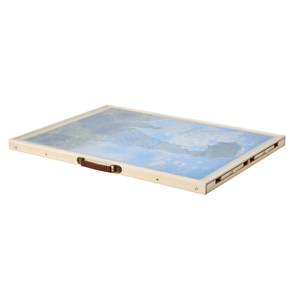VEVOR 1500 Piece Puzzle Table with Folding Legs, 4 Drawers and Cover, 34x25 in Portable Wooden Board, Jigsaw Puzzle Accessories for Adults, Puzzle Organizer & Storage System, Birthday Gift for Mom