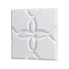 VEVOR 3D Wall Panels, 33-Pack 11.81 x 11.81 in PVC Modern Art Minimalist Floral Tiles, 32 Sq.Ft Coverage Accent Wall Panel, Interior Home Decor for Ceiling, Bedroom, Living & Gaming Room, Matte White
