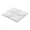 VEVOR 3D Wall Panels, 33-Pack 11.81 x 11.81 in PVC Modern Art Minimalist Floral Tiles, 32 Sq.Ft Coverage Accent Wall Panel, Interior Home Decor for Ceiling, Bedroom, Living & Gaming Room, Matte White