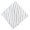 VEVOR 3D Wall Panels, 12-Pack 19.7 x 19.7 in PVC Modern Art Minimalist Wave Tiles, 32 Sq.Ft Coverage Accent Wall Panel, Interior Home Decor for Ceiling, Bedroom, Living & Gaming Room, Matte White