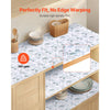 VEVOR Drawer and Shelf Liner for Kitchen Cabinet, Non-Adhesive Non-Slip Thick Refrigerator Liners, Waterproof Shelf Paper, Cupboard Bathroom Drawer Mats, PVC Fridge Lining for Shelves, Floral, 23 FT