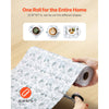 VEVOR Drawer and Shelf Liner for Kitchen Cabinet, Non-Adhesive Non-Slip Thick Refrigerator Liners, Waterproof Shelf Paper, Cupboard Bathroom Drawer Mats, PVC Fridge Lining for Shelves, Floral, 23 FT