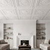 VEVOR 24 x 24 in PVC Ceiling Tiles 12-Pack White 3D Geometric Panels, Smooth PVC Sheet for Drop Grid, Impact-Resistant, Paintable Surface, Easy Cut, Modern Decorative Style for Home, Office