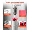 VEVOR PVC Pipe Reamer Kit, 5-Piece, PVC Fitting Socket Saver, Includes 1-1/4", 1-1/2", 2", 3", 4", Compatible with Standard 1/2" Drills, Plumbing Tool Kit for SCH40 ABS CPVC Vent Drain Water Pipes