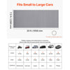 VEVOR Garage Floor Roll, 7.5 x 20 ft Garage Flooring Mat, 2.2 mm Thickened PVC Diamond Plate Floor Protector Mat with Double-sided Tape, Non-Slip, Easy to Clean for Warehouse, Gyms,Silver Gray