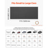 VEVOR Garage Floor Roll, 7.5 x 17 ft Garage Flooring Mat, 2.2 mm Thickened PVC Diamond Plate Floor Protector Mat with Double-sided Tape, Non-Slip, Easy to Clean for Warehouse, Gyms, Trailer, Black