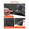 VEVOR Garage Floor Roll, 7.5 x 17 ft Garage Flooring Mat, 2.2 mm Thickened PVC Diamond Plate Floor Protector Mat with Double-sided Tape, Non-Slip, Easy to Clean for Warehouse, Gyms, Trailer, Black