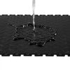 VEVOR Garage Floor Tiles Interlocking, 16 Pack 20.2 x 20.2 x 0.2 in Interlocking Modular Garage Flooring Tiles, Diamond Plate Slip-Resistant PVC Mats for Workshop,Warehouse,Tool Room, Black