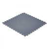 VEVOR Garage Floor Tiles Interlocking, 8 Pack 20.2 x 20.2 x 0.2 in Interlocking Modular Garage Flooring Tiles, Diamond Plate Slip-Resistant PVC Mats for Workshop,Warehouse,Tool Room, Graphite Gray