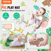 VEVOR Baby Play Mat, 55""x82"" Baby Crawling Mat, Non-Slip One-Piece Soft Cushioned Baby Playmatt, Rollable Reversible Floor Mat, Waterproof Activity Mat, for Babies Toddlers Infants, Play & Tummy Time