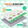 VEVOR Baby Play Mat, 55""x82"" Baby Crawling Mat, Non-Slip One-Piece Soft Cushioned Baby Playmatt, Rollable Reversible Floor Mat, Waterproof Activity Mat, for Babies Toddlers Infants, Play & Tummy Time