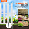 VEVOR 48" W x 48" H Vinyl Privacy Fence Panels, Air Conditioner Fence, Outdoor Privacy Screens for Trash Can, Pool Equipment Enclosure, Privacy Screen Kit Strip Panels (2 Panels)