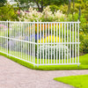 VEVOR 48" W x 48" H Vinyl Privacy Fence Panels, Air Conditioner Fence, Outdoor Privacy Screens for Trash Can, Pool Equipment Enclosure, Privacy Screen Kit Strip Panels (2 Panels)