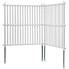 VEVOR 48" W x 48" H Vinyl Privacy Fence Panels, Air Conditioner Fence, Outdoor Privacy Screens for Trash Can, Pool Equipment Enclosure, Privacy Screen Kit Strip Panels (2 Panels)