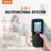 VEVOR Air Quality Monitor 8-IN-1, Professional PM2.5 PM10 PM1.0 Particle Counter, Formaldehyde, Temperature, Humidity, TVOC AQI Tester for Indoor/Outdoor, Air Quality Meter w/Alarm Thresholds
