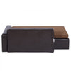 VEVOR Pet Sofa, Dog Couch for Large-Sized Dogs and Cats, Soft Leather Dog Sofa Bed, 110 lbs Loading Cat Sofa, Brown