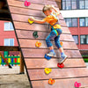 VEVOR 72 Rock Climbing Holds, Multi-Size and Multi-Colored Climbing Rocks for Kids and Adults, Rock Wall Holds with Mounting Hardware, Climbing Wall Grips for Indoor and Outdoor Playground Play Set