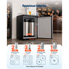 VEVOR Beer Kegerator, Triple Tap Home Draft Beer Dispenser for Ball Lock, Full Size Keg Refrigerator with 5lbs CO2 Tank, Hold 2 Sixth / 2 Slim / 3 Ball lock keg, 162L