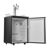VEVOR Beer Kegerator, Triple Tap Home Draft Beer Dispenser for Ball Lock, Full Size Keg Refrigerator with 5lbs CO2 Tank, Hold 2 Sixth / 2 Slim / 3 Ball lock keg, 162L
