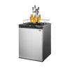 VEVOR Beer Kegerator, Triple Tap Home Draft Beer Dispenser for Ball Lock, Full Size Keg Refrigerator with 5lbs CO2 Tank, Hold 2 Sixth / 2 Slim / 3 Ball lock keg, 162L