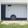 VEVOR Strip Curtain, 96" Height x 48" Width, 0.08" Thickness, 8PCS Clear PVC Strip Door Curtain, Freezer Curtain, Plastic Door Strips for Walk in Freezers, Coolers & Warehouse Doors, with 50% Overlap
