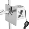 VEVOR Rotisserie Grill, 38W BBQ Outdoor Pig & Lamb Spit Roaster, Charcoal Spit Roaster with 132 LBS Capacity, Wheels & 7-Level Height, Stainless Steel Electric Rotisserie Grill Kit for Camping Outdoor