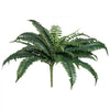 VEVOR Artificial Ferns 2 Pcs, Natural Spread Diameter 35-39 Inch, Large Hanging Artificial Boston Ferns, Fake Plant Wall Decor with 35 Branches, Faux Fern for Home and Office (Flowerpot Unincluded)