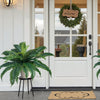 VEVOR Artificial Ferns 2 Pcs, Natural Spread Diameter 31-34 Inch, Large Hanging Artificial Boston Ferns, Fake Plant Wall Decor with 30 Branches, Faux Fern for Home and Office (Flowerpot Unincluded)