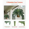 VEVOR Artificial Ferns 2 Pcs, Natural Spread Diameter 43-47 Inch, Large Hanging Artificial Boston Ferns, Fake Plant Wall Decor with 50 Branches, Faux Fern for Home and Office (Flowerpot Unincluded)