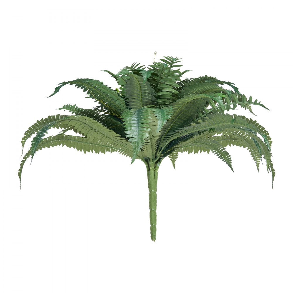 VEVOR Artificial Ferns 2 Pcs, Natural Spread Diameter 43-47 Inch, Large Hanging Artificial Boston Ferns, Fake Plant Wall Decor with 50 Branches, Faux Fern for Home and Office (Flowerpot Unincluded)