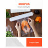 VEVOR Vacuum Sealer Bags, 200 PCS 8 x 12 Inch Durable Seal Bags, Non-BPA Food Grade Seal A Meal Freezer Bags, Vac Sealing Bag for Food Saver, Ideal Food Storage Vacuum Bags for Meal Prep or Sous Vide