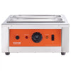 VEVOR Chocolate Tempering Machine, 17.6 Lbs 2 Tanks Chocolate Melting Pot TEMP Control 86~185℉, 1500W Stainless Steel Electric Commercial Food Warmer For Chocolate/Milk/Cream Melting and Heating