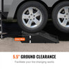 Vehicle Ramp, Single Unit Auto Service Ramp, 20000 lbs/9 ton Load Limit, 5.5" Elevation Auto Ramp, Robust Tire Ramp for Routine Car Care and Vehicle Upkeep