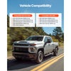 VEVOR 3 Inch Front Leveling Lift Kit for 2001-2010 Chevy Silverado/GMC Sierra 2500HD/3500HD 8-Lug, 01-07 Silverado/Sierra 1500HD, Torsion Bar Keys Suspension Level Kit with 2 Shock Extension Brackets