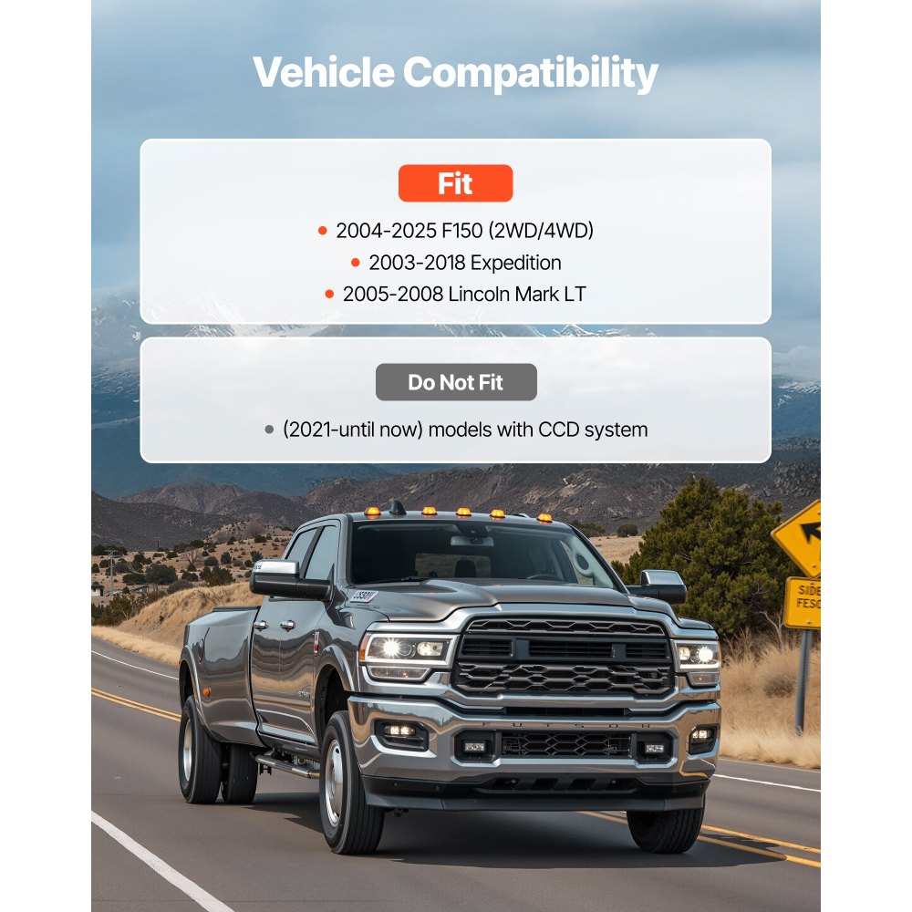 VEVOR 2 Inch Front Leveling Lift Kit for 2004-2025 Ford F150 2WD/4WD, 2003-2018 Expedition, 2005-2008 Lincoln Mark LT, Chassis Level Kit with 2PCS Heavy Duty Forged Aluminum Suspension Strut Spacers