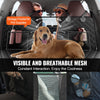 VEVOR Back Seat Extender for Dogs,Dog Hammock for Car Back seat,Dog Car Seat Cover with Hard Bottom Dog Car Seat Bed 52"x24.8" ,Supports 350lb with Mesh Window and Storage Pocket for Car, SUV