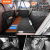 VEVOR Back Seat Extender for Dogs,Dog Hammock for Car Back seat, Dog Car Seat Cover with Hard Bottom Dog Car Seat Bed 53"x24.8" ,Supports 350lb with Mesh Window and Storage Pocket for Car, SUV,Truck