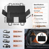 VEVOR Back Seat Extender for Dogs,Dog Hammock for Car Back seat, Dog Car Seat Cover with Hard Bottom Dog Car Seat Bed 53"x24.8" ,Supports 350lb with Mesh Window and Storage Pocket for Car, SUV,Truck