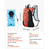 VEVOR Hydration Backpack with 2L TPU Water Bladder, Hydration Pack Backpack, Lightweight Hiking Water Backpack for Men Women, Hydro Water Daypack for Hiking, Running, Cycling, Camping & Rave