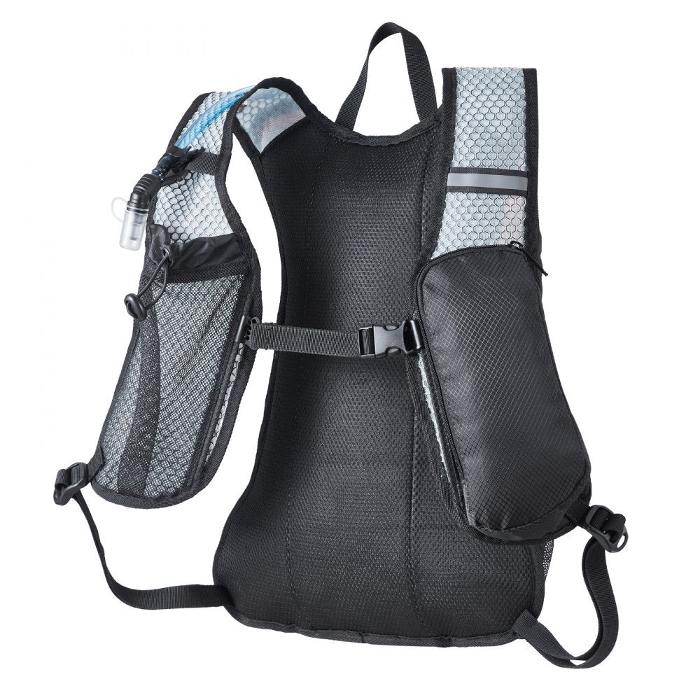 VEVOR Hydration Backpack with 2L TPU Water Bladder, Hydration Pack Backpack, Lightweight Hiking Water Backpack for Men Women, Hydro Water Daypack for Hiking, Running, Cycling, Camping & Rave