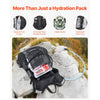 VEVOR Hydration Backpack with 2L TPU Water Bladder, Hydration Pack Backpack, Lightweight Hiking Water Backpack for Men Women, Hydro Water Daypack for Hiking, Running, Cycling, Camping & Rave