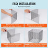 VEVOR 10 Pack Plant Protector from Animals, 12'' x 12''  Chicken Wire Plant Protector, Plant Cages for Outdoor Plants, Flowers & Vegetables, Keeps Bunny Chicken Squirrels Out, 40pcs Metal Mesh